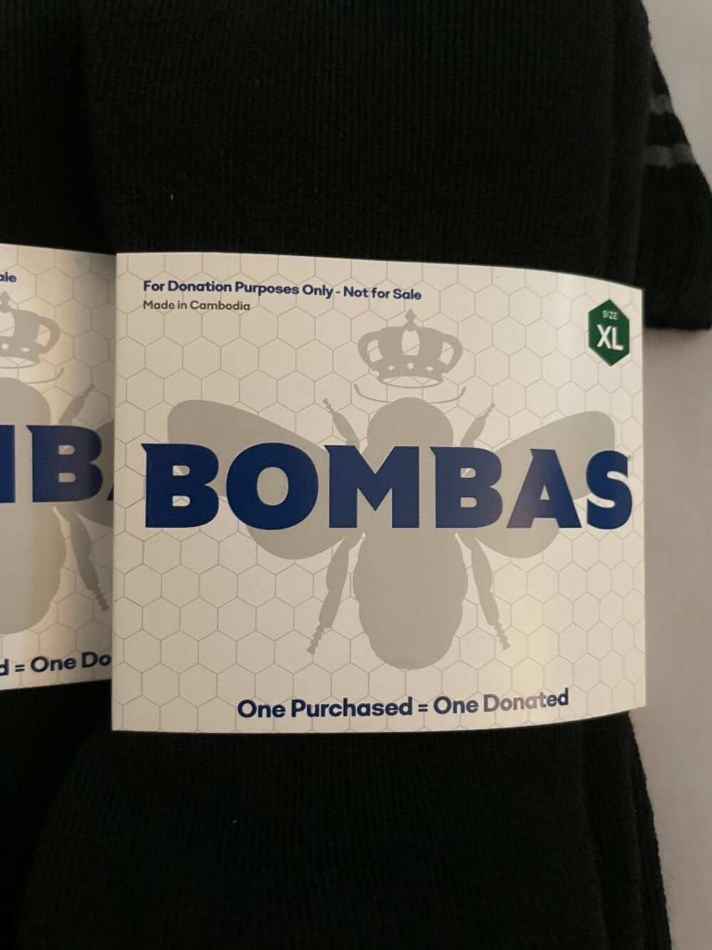 XL Bombas Half Calf Socks x 10 pairs BUNDLE Black NEW LOT UNISEX MENS ATHLETIC - Picture 4 of 8